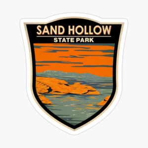 Sand Hollow State Park Sticker