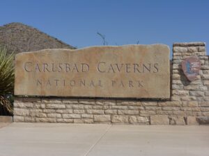 Carlsbad Caverns National Park Sign