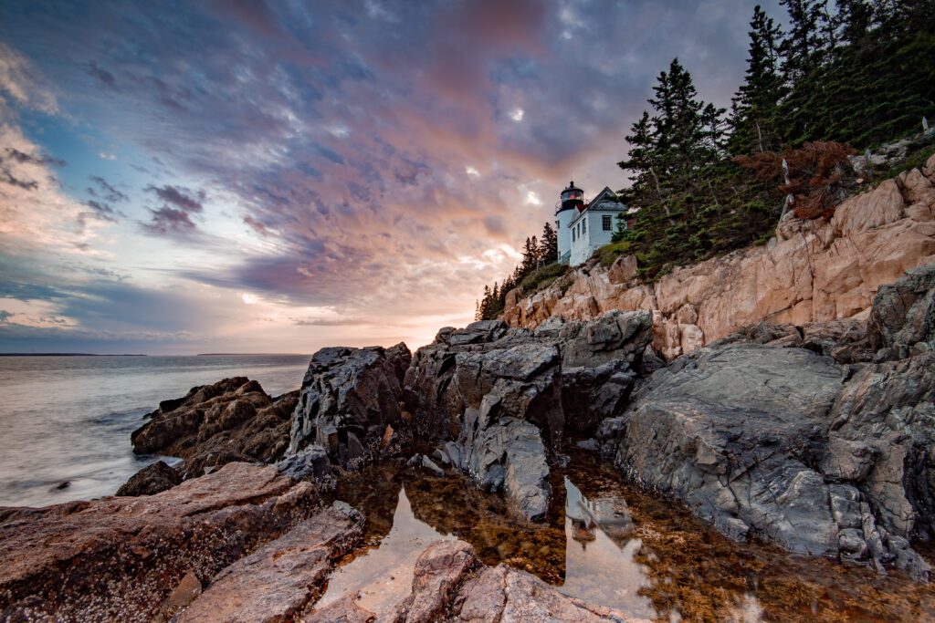 Bar Harbor Lighthouse in Acadia National Park