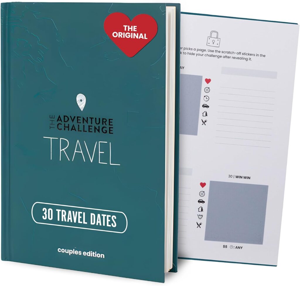 The Adventure Challenge Travel Edition – Couples Scratch-Off Road Trip Game