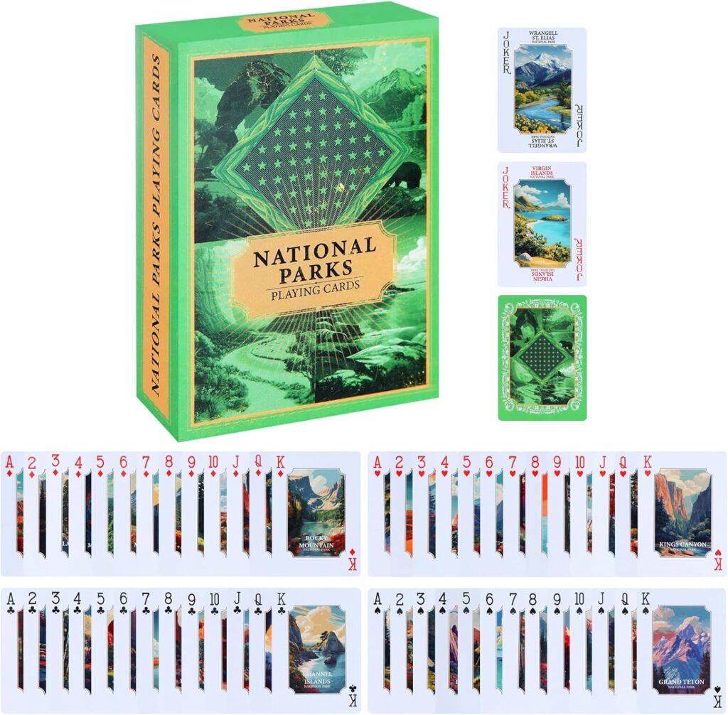 BIZYAC National Parks Playing Cards