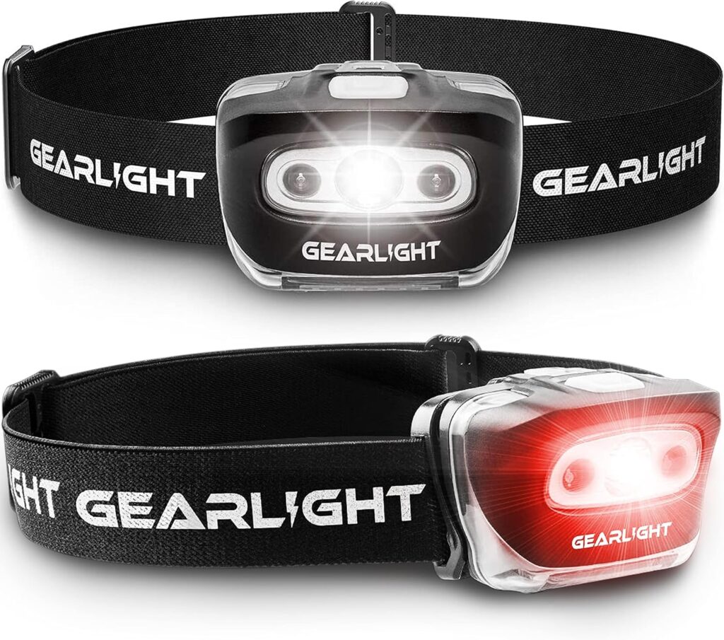 GearLight S500 LED Headlamp – 2 Pack