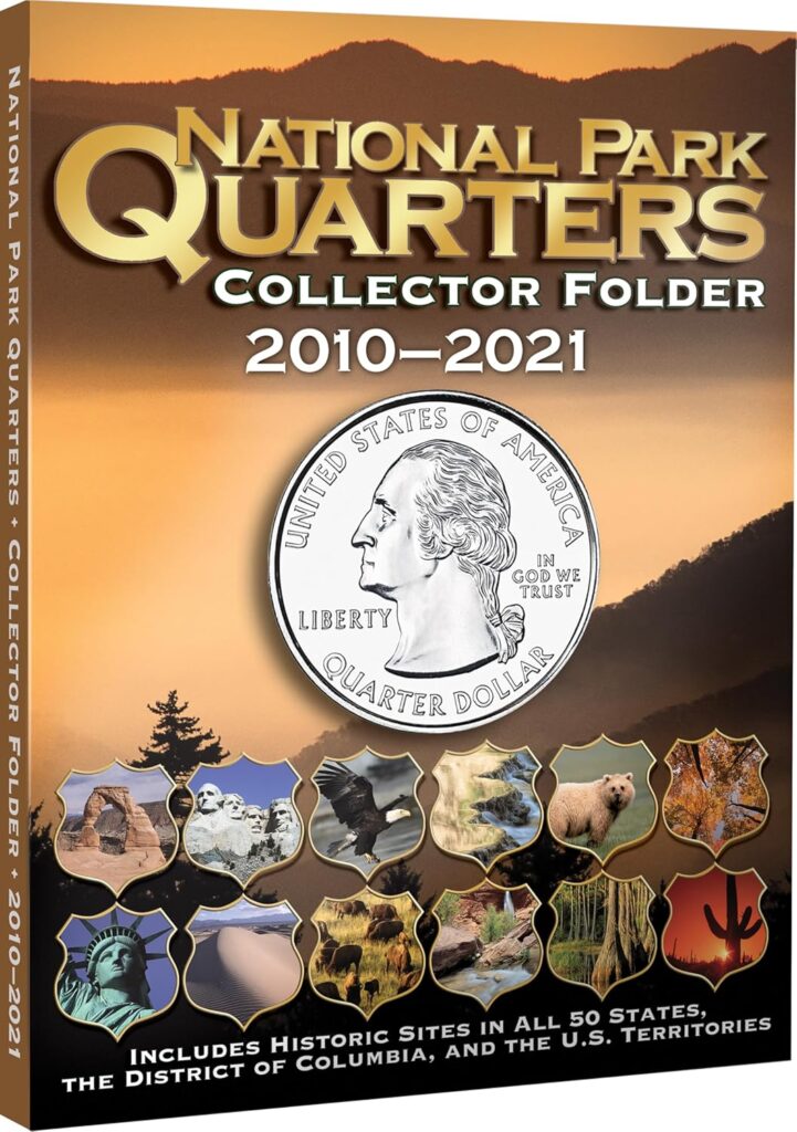 Whitman National Park Quarters Coin Collection Folder