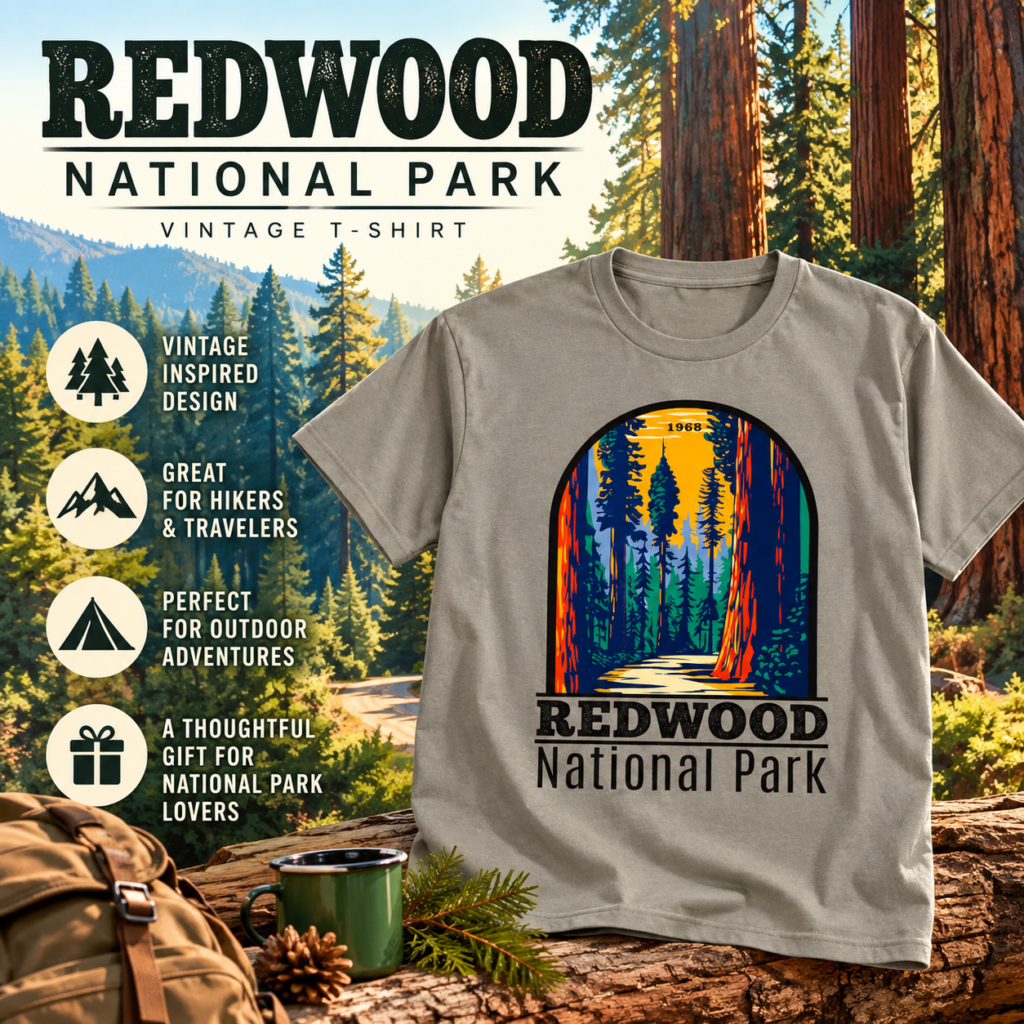 Redwood National Park Vintage Shirt